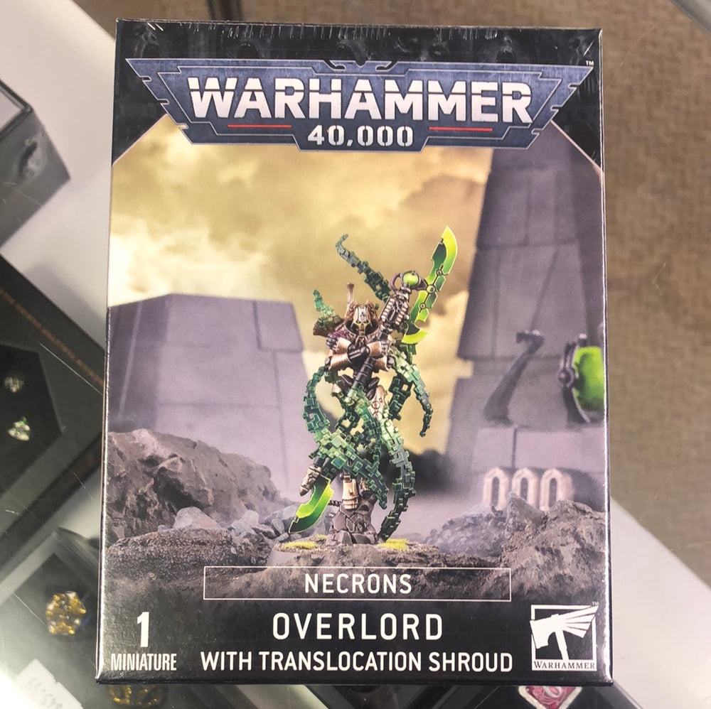 Warhammer 40,000: Necrons - Overlord with Translocation Shroud