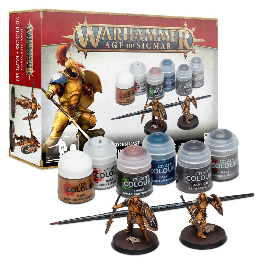 Warhammer Age of Sigmar: Stormcast Eternals - Vindicators + Paint Set