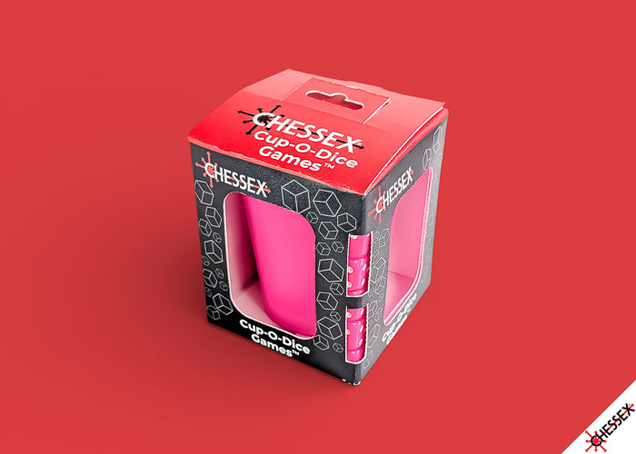 Chessex Cup-O-Dice Neon Pink