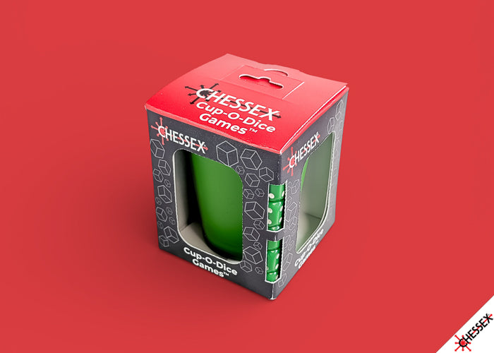 Chessex Cup-O-Dice Green