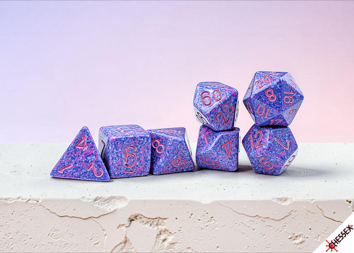 Chessex: Speckled Purple Passion Polyhedral 7-Die Set