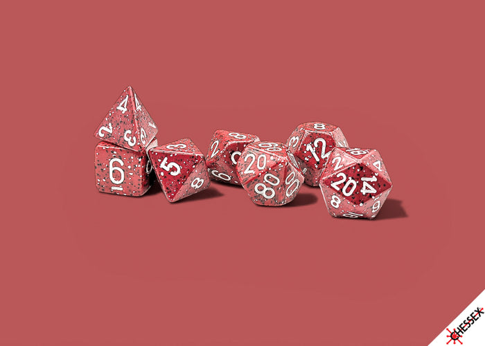 Chessex: Speckled Lava Stone Polyhedral 7-Die Set