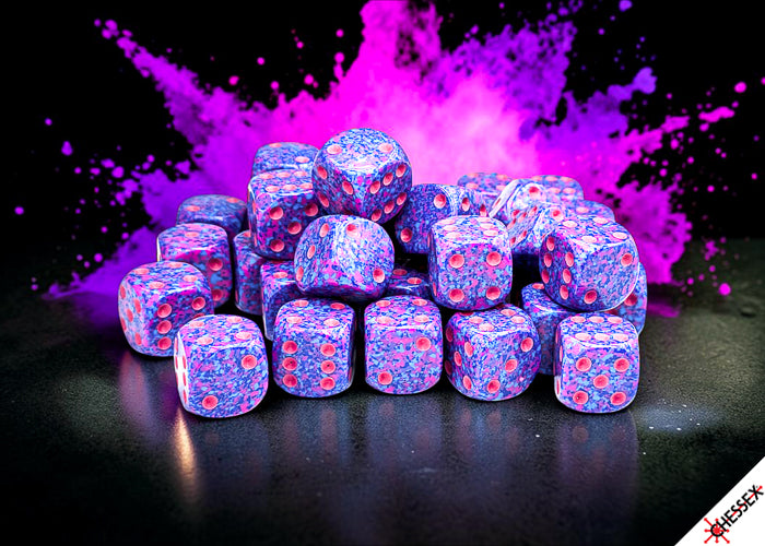 Chessex: Speckled Purple Passion 12mm d6 Dice Block (36 dice)