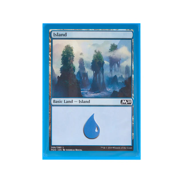 Arcane Fortress: Synergy Bordered Inner Sleeves - Blue Ocean (105 ct)