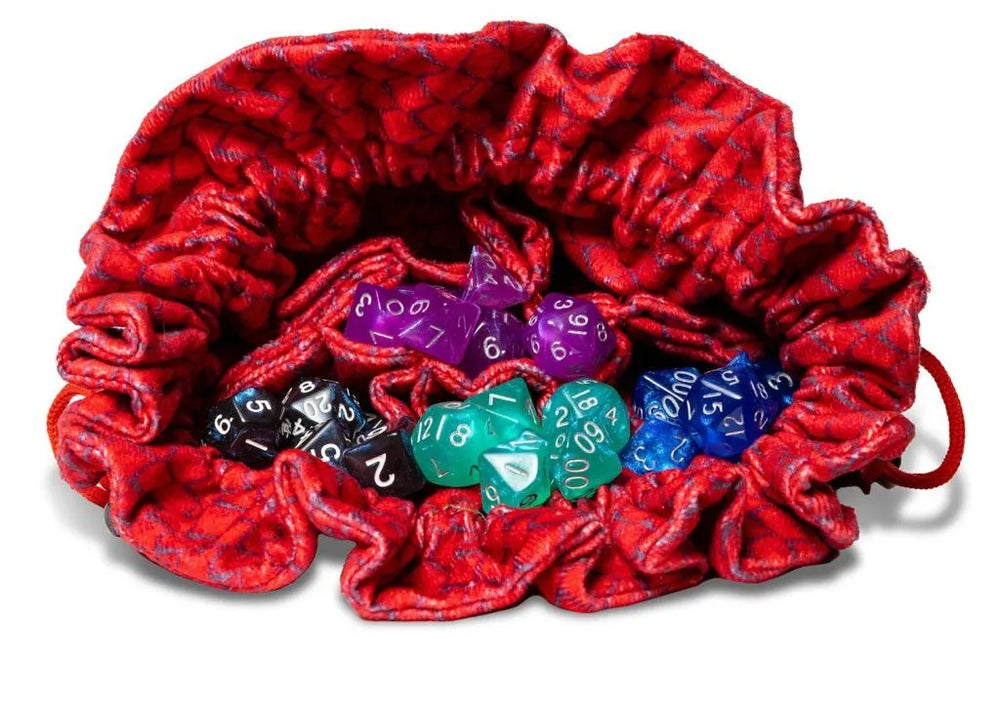 FanRoll Dice Bag: Red Dragon Storm