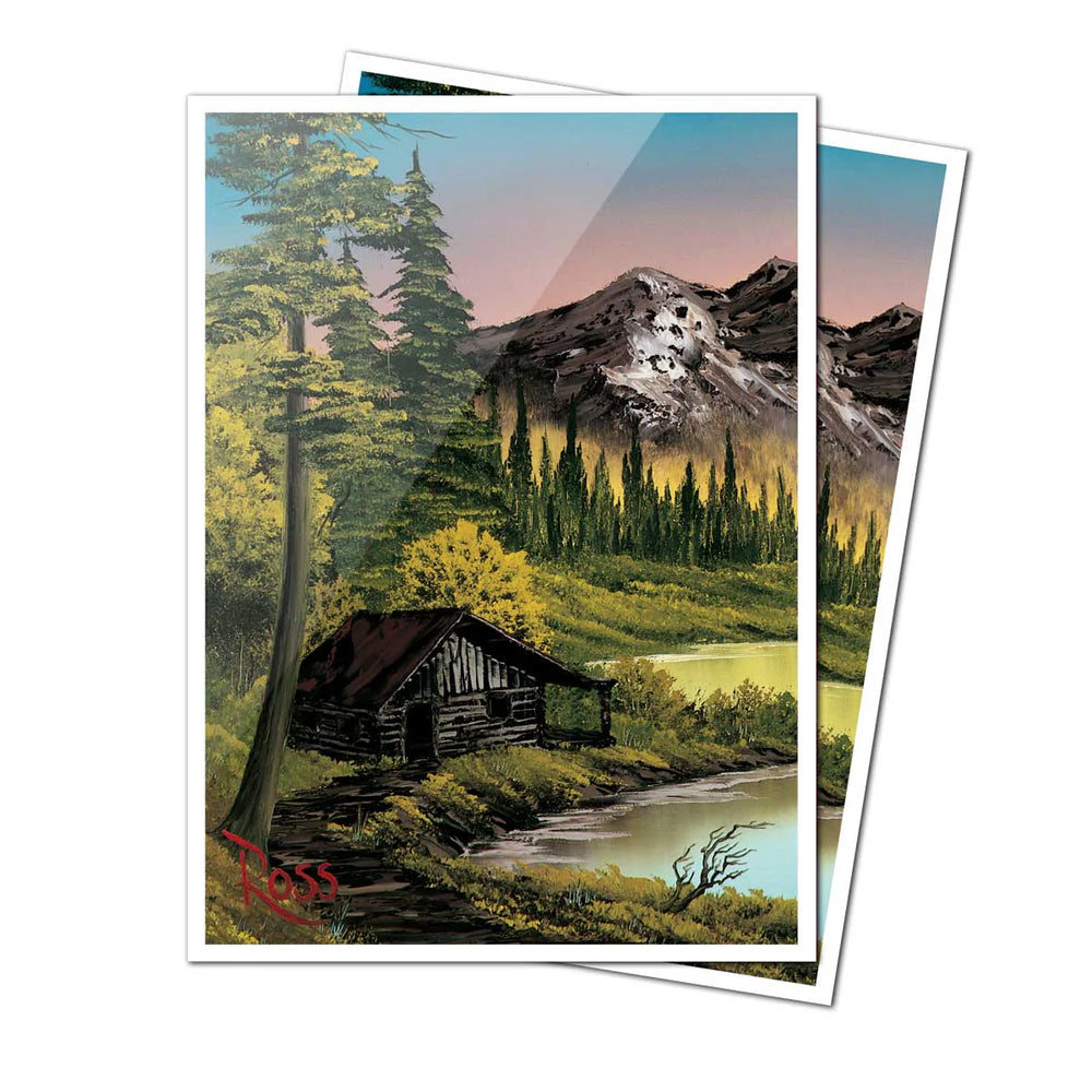 Ultra Pro: Bob Ross - Mountain Retreat Card Sleeves (105 Ct)