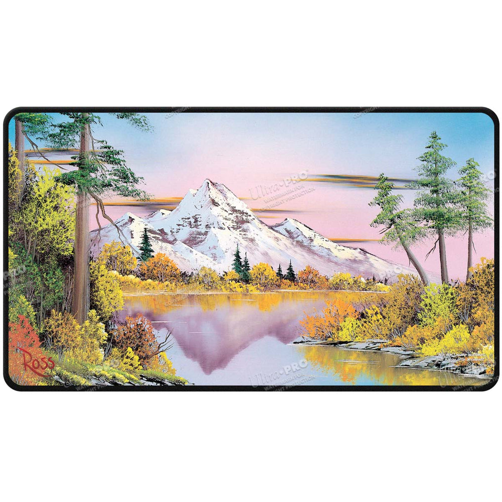 Ultra Pro: Bob Ross - Mountain Lake Stitched Play Mat