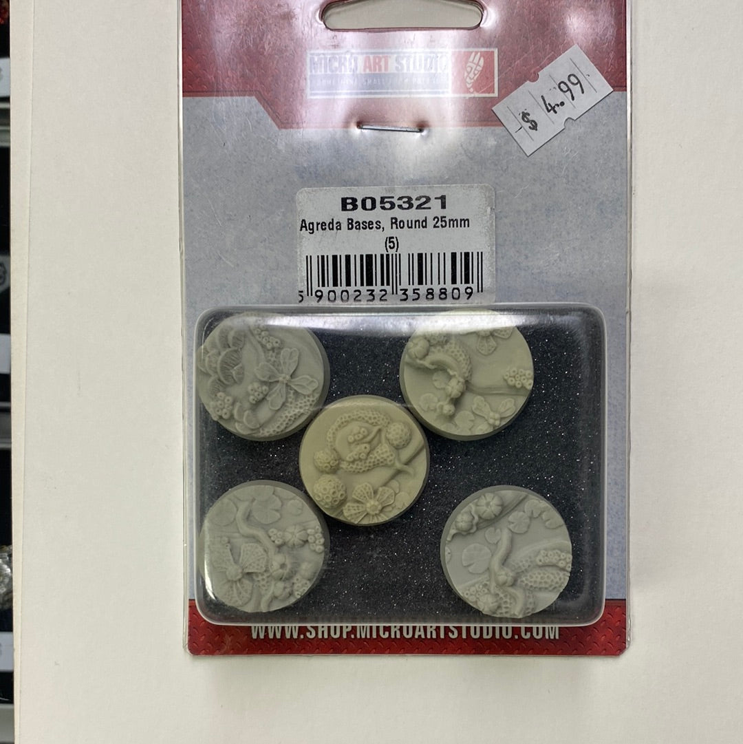 Micro Art Studio 25mm Round Agreda Bases