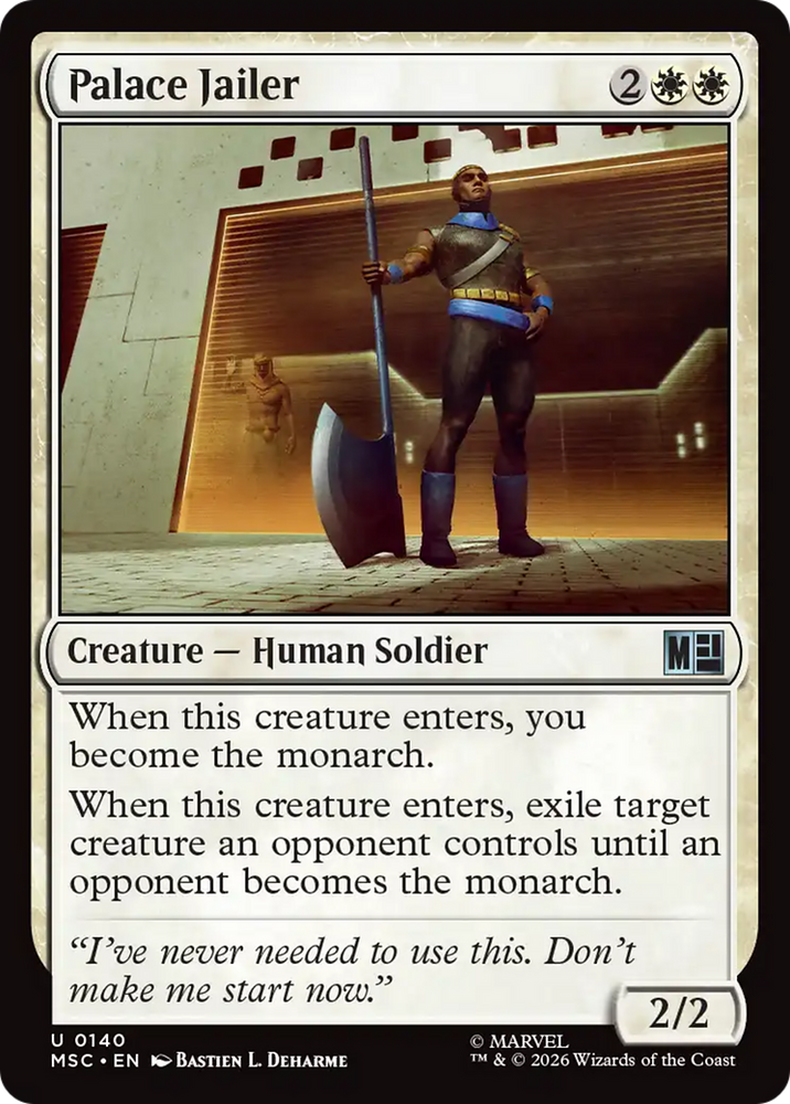 Palace Jailer (Surge Foil) [Marvel Super Heroes Commander]