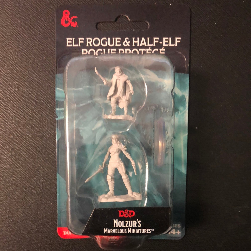 Nolzur’s Marvelous Miniatures: Elf Rogue & Half Elf Rogue Protege