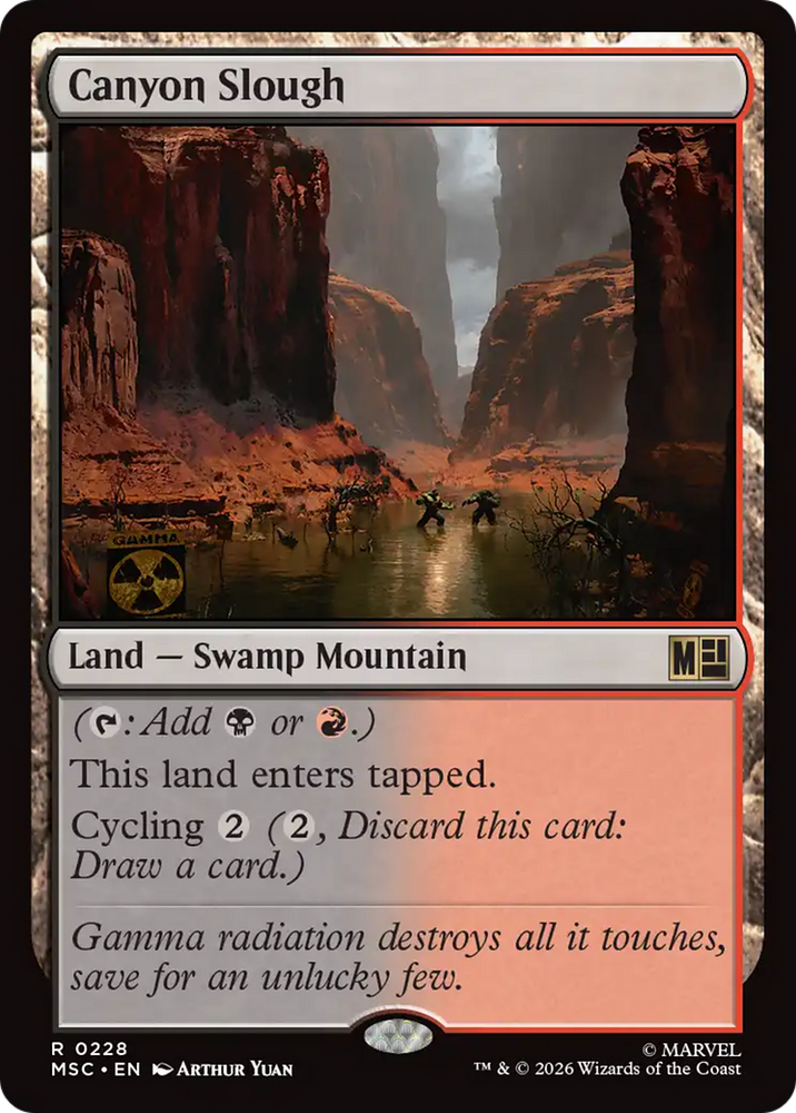 Canyon Slough (Surge Foil) [Marvel Super Heroes Commander]