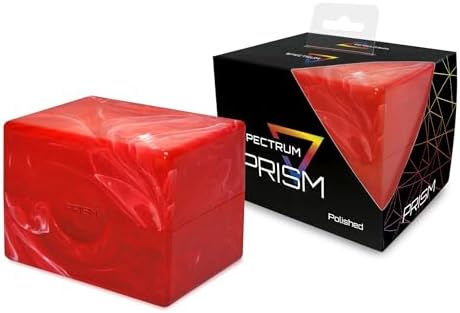Spectrum Prism Deck Box: Carnelian Red