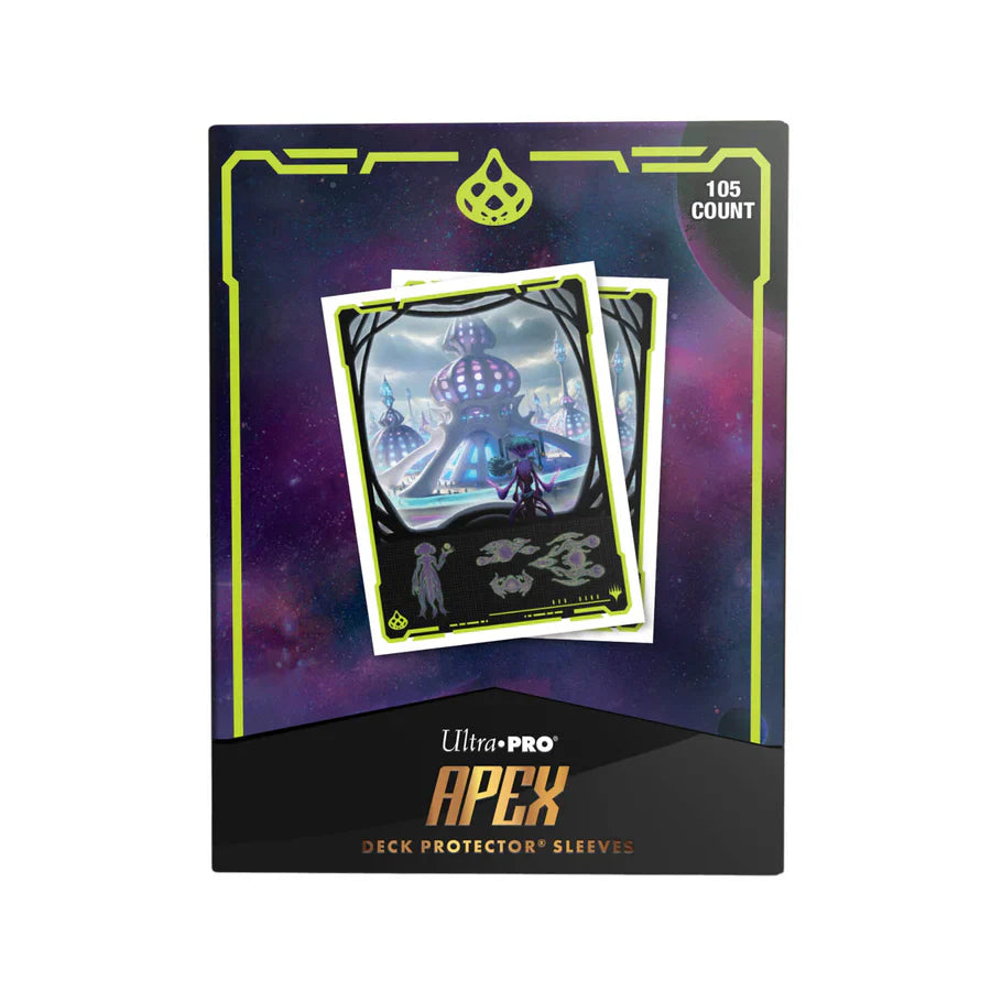 Ultra PRO: Standard 105ct Sleeves (APEX) - Edge of Eternities (Blue)