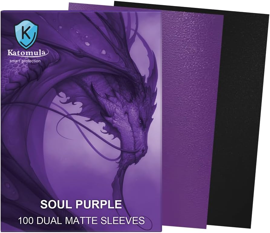 Katomula: Dual Matte Sleeves - Soul Purple (100ct sleeves)