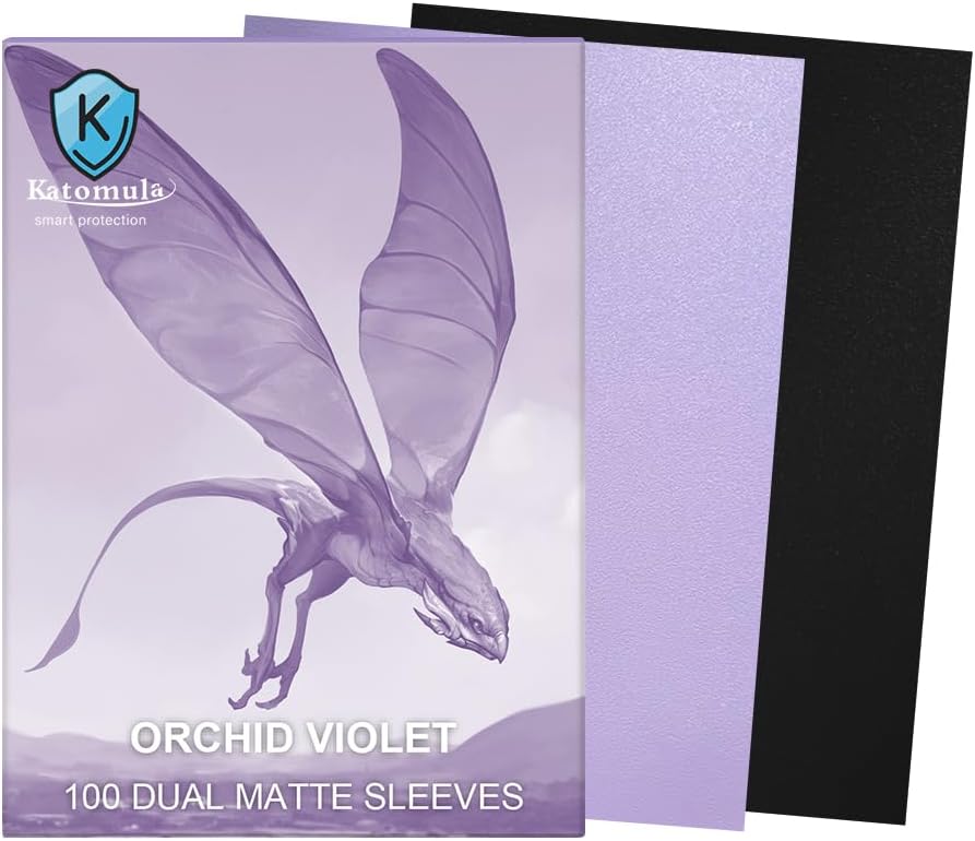 Katomula: Dual Matte Sleeves - Orchid Violet (100ct sleeves)