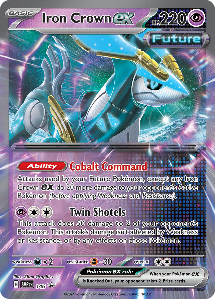 Iron Crown ex (146) [Scarlet & Violet: Black Star Promos]