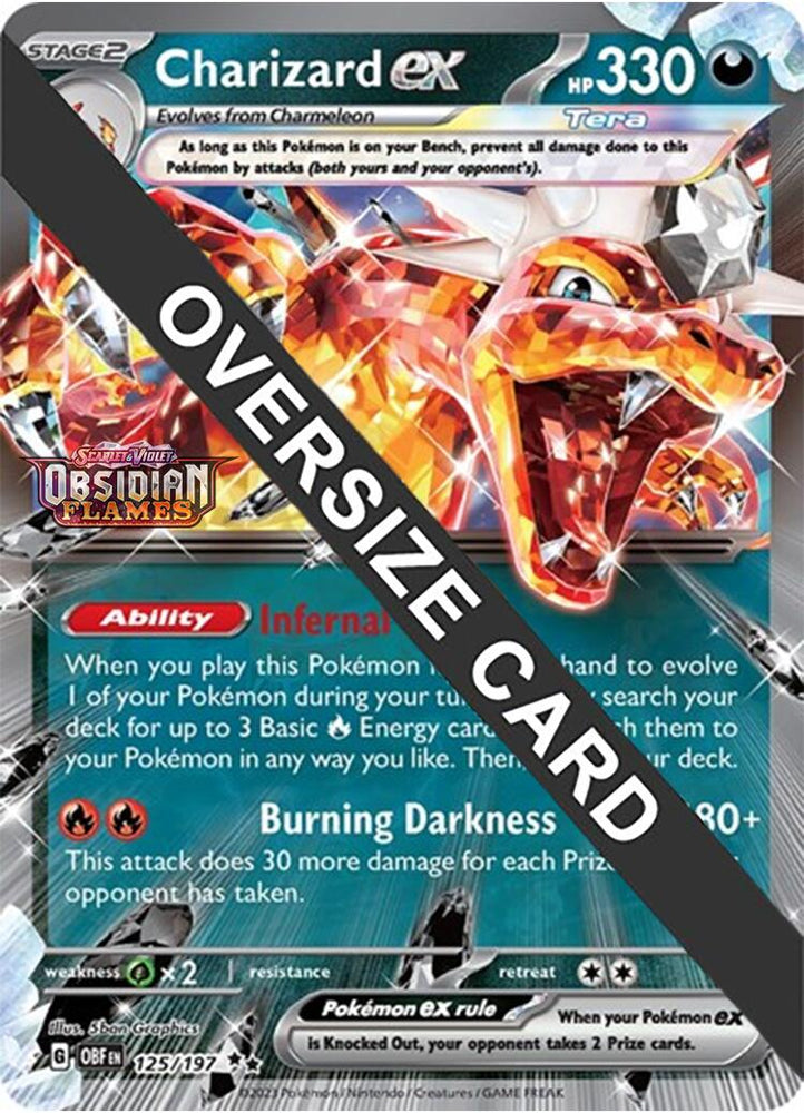 Charizard ex (125/197 - Jumbo Card) [Scarlet & Violet: Obsidian Flames]