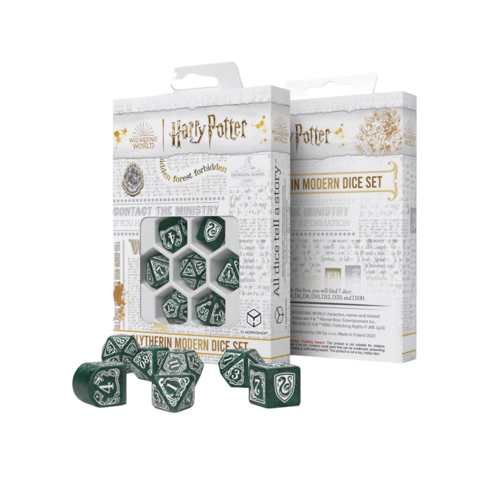 Harry Potter Slytherin Modern Dice Set