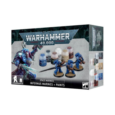Warhammer 40,000: Space Marines - Infernus Marines + Paints