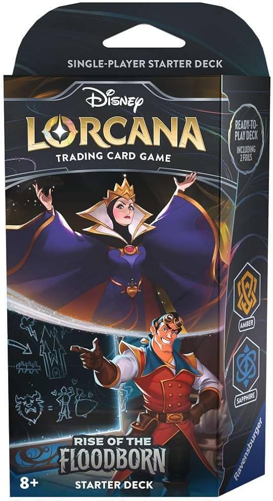 Disney Lorcana: Rise of the Floodborn Starter deck (Amber/Sapphire)