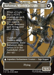 Dion, Bahamut's Dominant // Bahamut, Warden of Light (Borderless) [FINAL FANTASY]