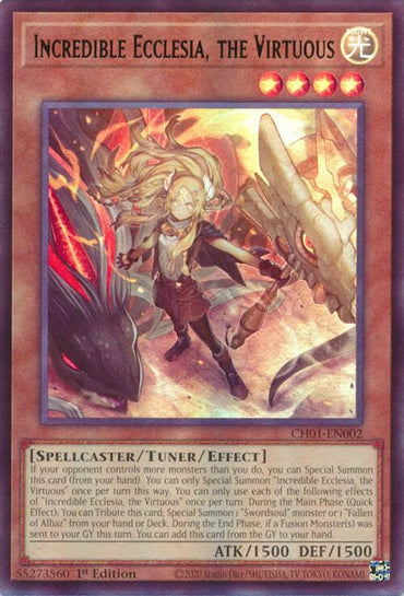 Incredible Ecclesia, the Virtuous [CH01-EN002] Ultra Rare