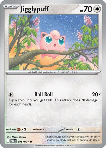 Jigglypuff (076/094) [Mega Evolution: Phantasmal Flames]
