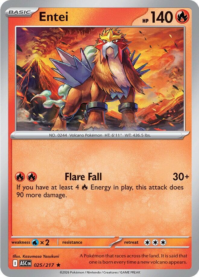 Entei (025/217) [Mega Evolution: Ascended Heroes]