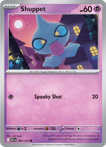 Shuppet (090/217) [Mega Evolution: Ascended Heroes]