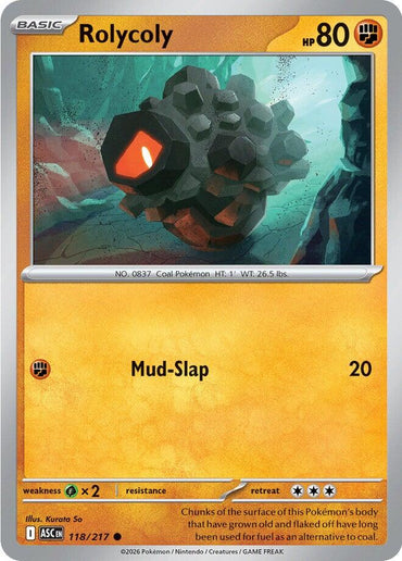 Rolycoly (118/217) [Mega Evolution: Ascended Heroes]