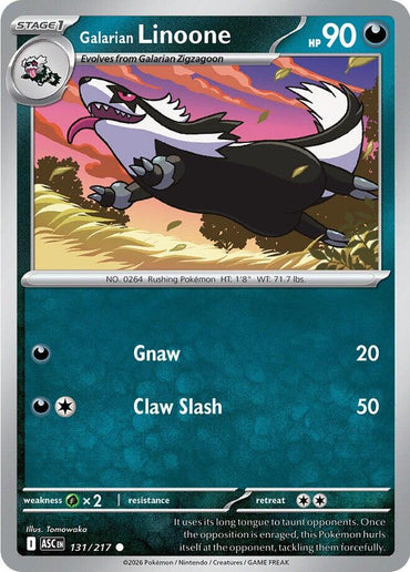 Galarian Linoone (131/217) [Mega Evolution: Ascended Heroes]