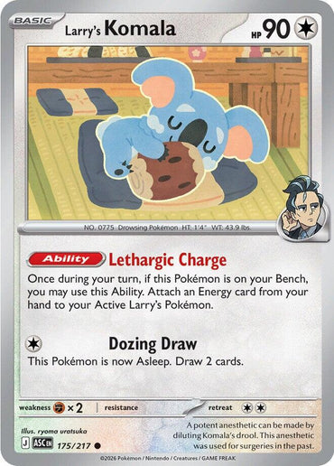 Larry's Komala (175/217) [Mega Evolution: Ascended Heroes]