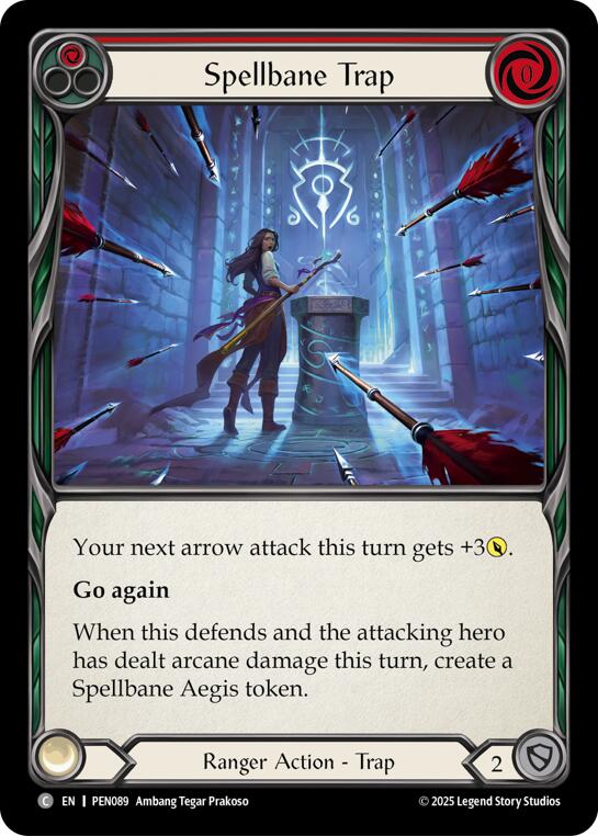 Spellbane Trap (Red) (Regular) [PEN089] (Compendium of Rathe)