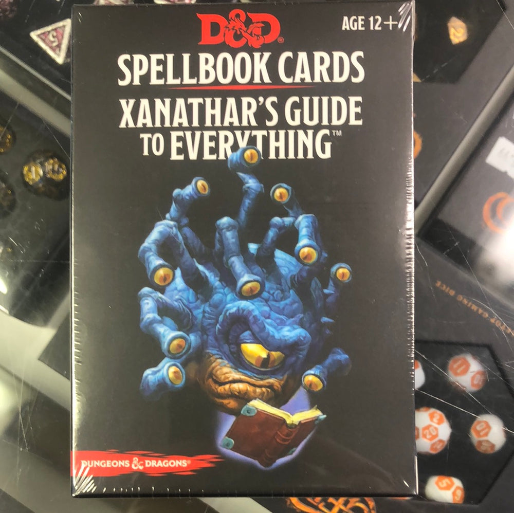 Dungeons & Dragons Spellbook cards (Xanathar’s Guide to Everything)