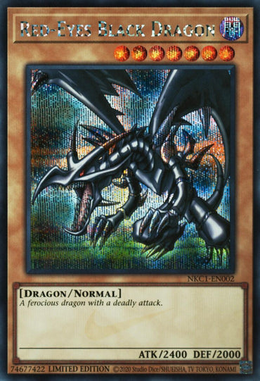Red-Eyes Black Dragon (Nike Collaboration) [NKC1-EN002] Prismatic Secret Rare