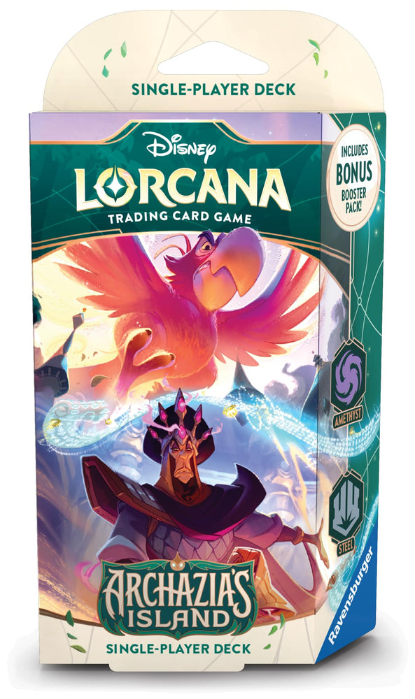 Disney Lorcana: Archazia's Island - Single-Player Deck (Amethyst/Steel)