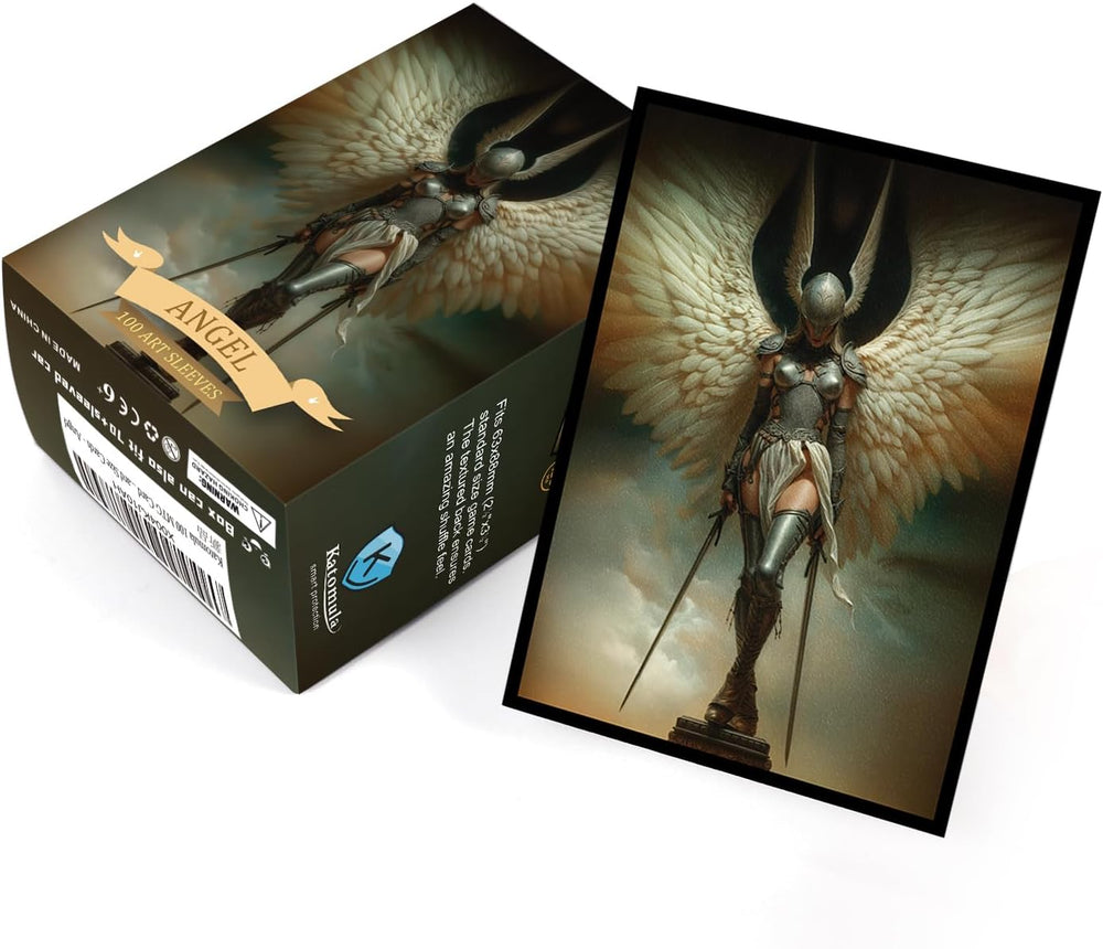 Katomula: Fantasy Series Double Art Sleeves - Angel (100ct sleeves, 100ct inner sleeves)