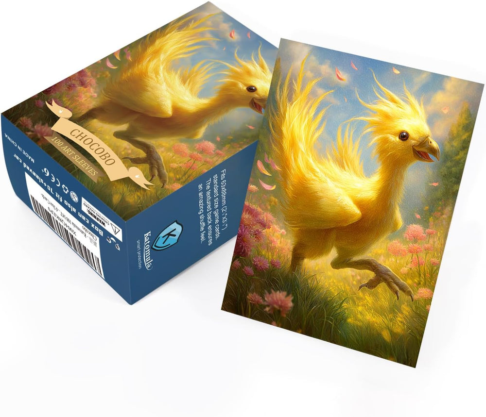 Katomula: Fantasy Series Double Art Sleeves - Chocobo (100ct sleeves, 100ct inner sleeves)