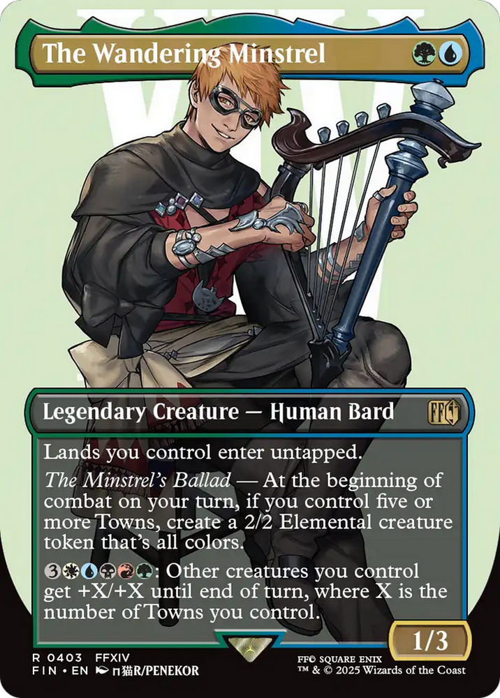 The Wandering Minstrel (Borderless) [FINAL FANTASY]