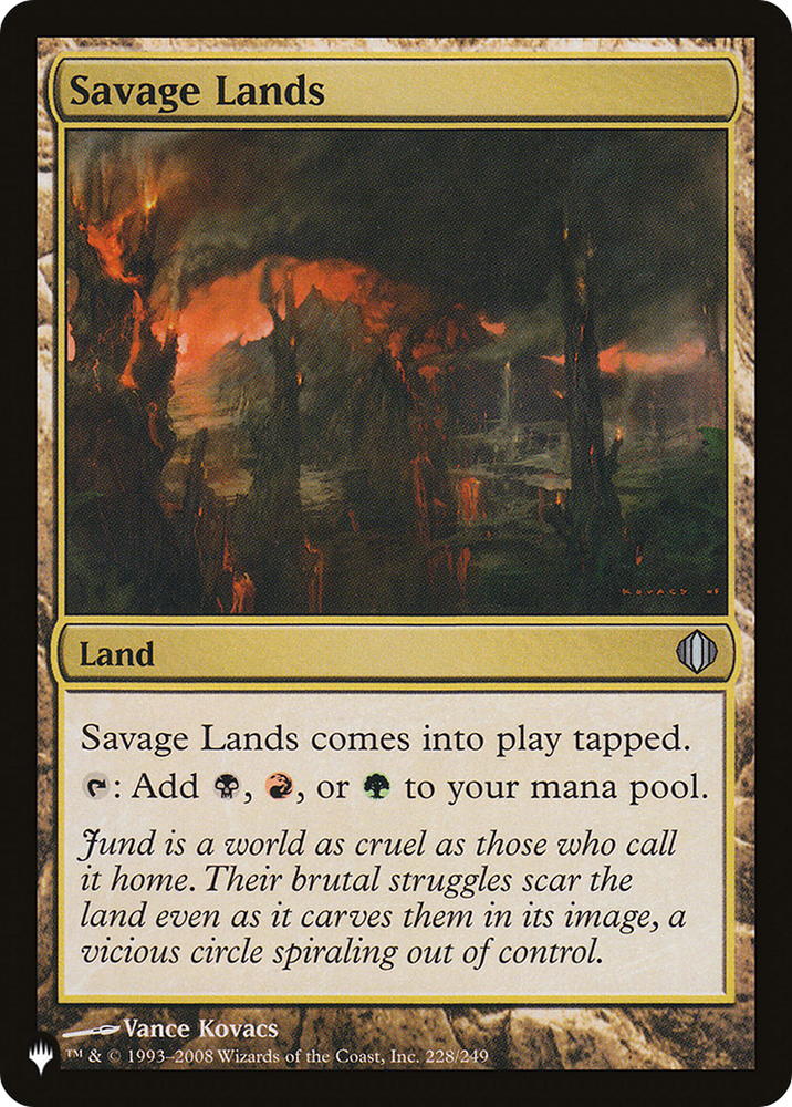 Savage Lands [The List]