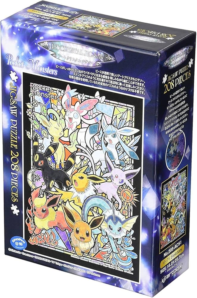 Pokemon Artcrystal Puzzle: Eevee Evolutions