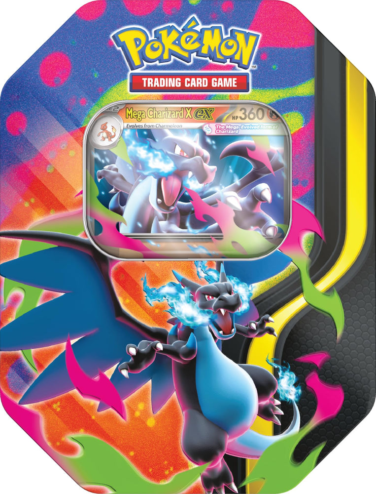 Pokemon TCG: Mega Charizard Tin (Charizard X)