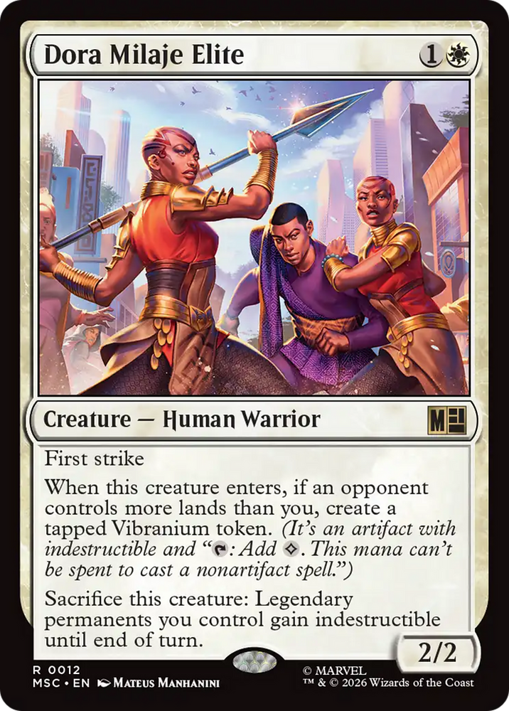 Dora Milaje Elite (Surge Foil) [Marvel Super Heroes Commander]