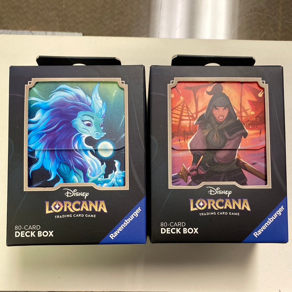 Disney Lorcana: Rise of the Floodborn Deck Boxes