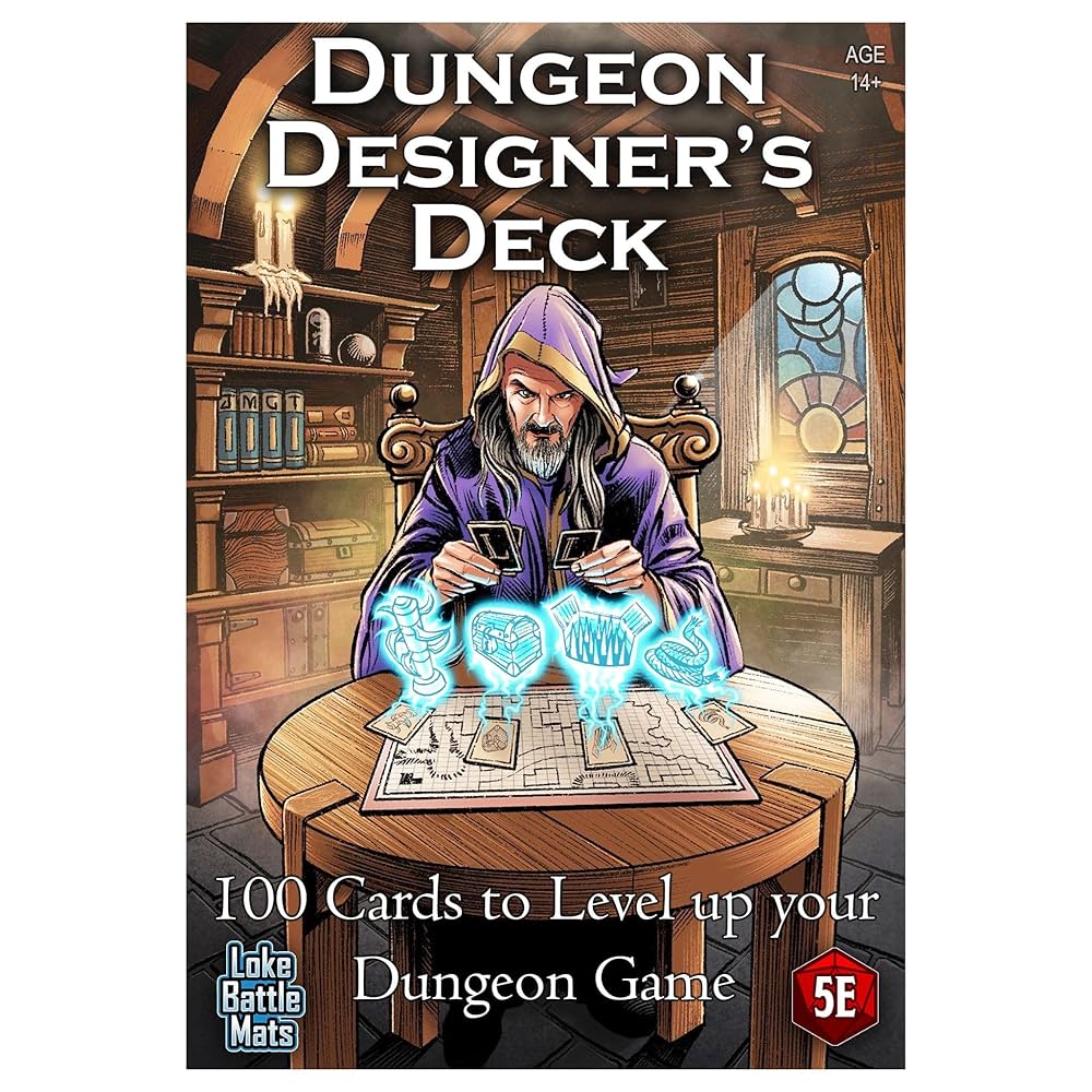 Dungeon Designer's Deck: 100 Cards to Level Up your Dungeon Game