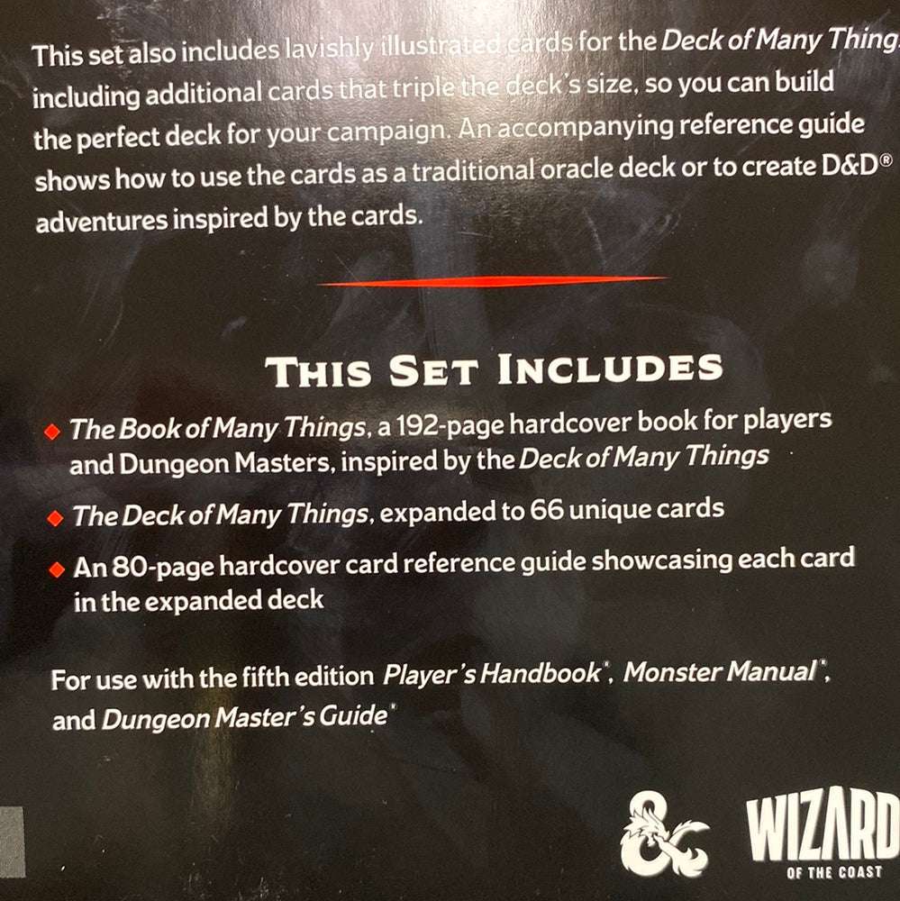 The Deck of Many Things: Alternative Hard Cover