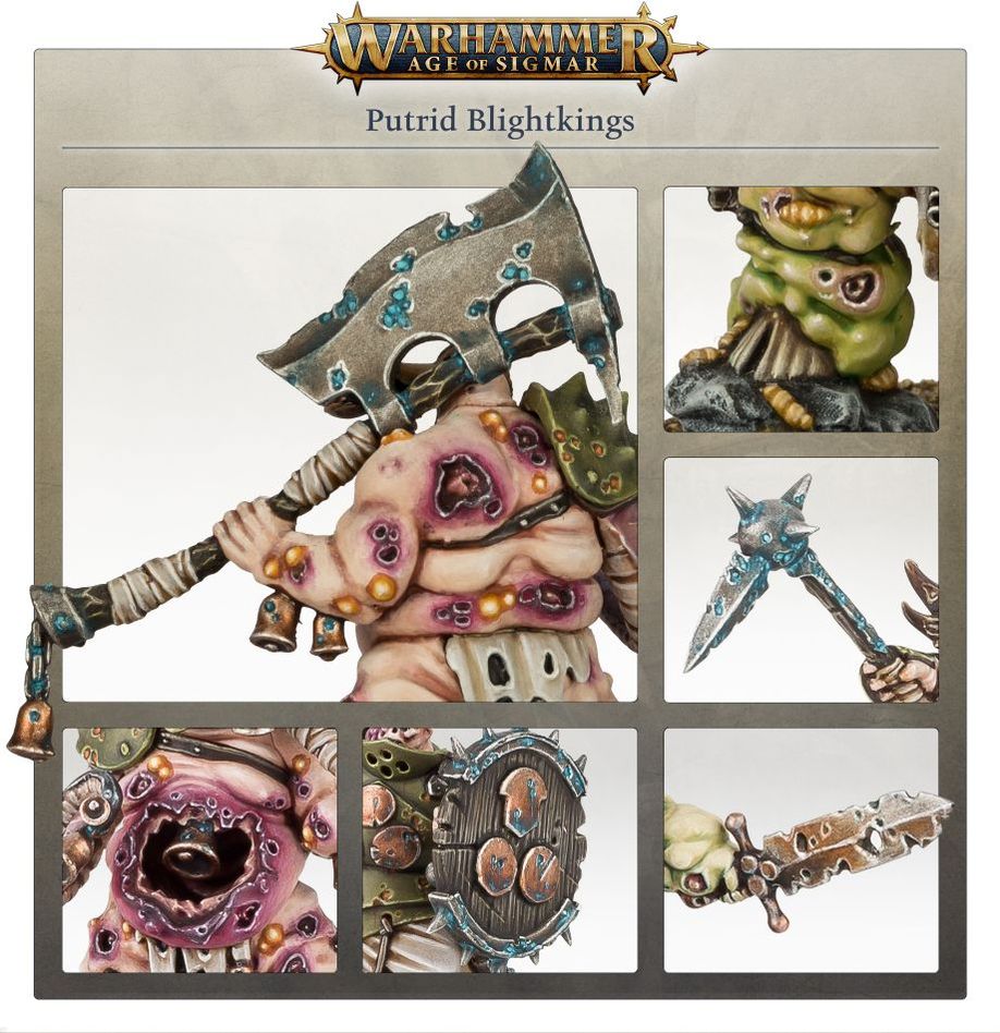 Maggotkin of Nurgle: Putrid Blightkings