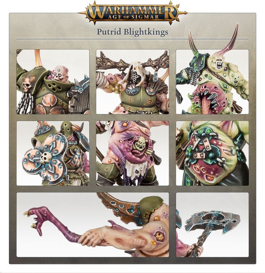 Maggotkin of Nurgle: Putrid Blightkings