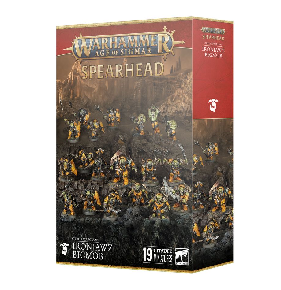 Warhammer Age of Sigmar: Orruk Warclans - Spearhead (Ironjawz Bigmob)