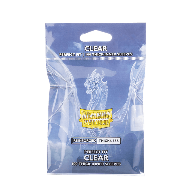 Dragon Shield Perfect Fit Thick Inner Sleeves Clear